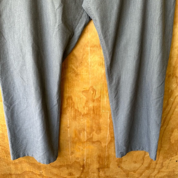 Figs Gray Straight Leg Women's Pants with Teal Drawstring - Picture 8 of 11